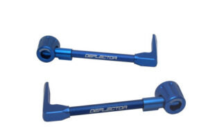 Chrániče páček ACCOSSATO DE003 s modrou hadicí a kloubem right + left , aluminium