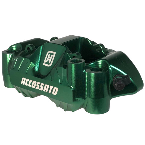 Radiální brzdové třmeny ACCOSSATO PZ004 Kovaný monoblok, rozteč 108 mm S hliníkovými pístky - Obrázek 3