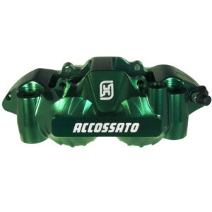 Radiální brzdové třmeny ACCOSSATO PZ004 Kovaný monoblok, rozteč 108 mm S hliníkovými pístky