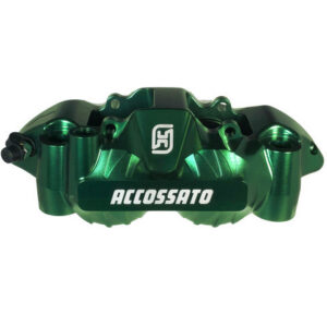 Radiální brzdové třmeny ACCOSSATO PZ004 Kovaný monoblok, rozteč 108 mm S hliníkovými pístky
