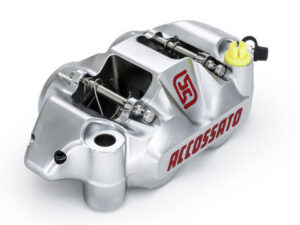 Radiální brzdové třmeny ACCOSSATO PZ004 kovaný monoblok s roztečí 108 mm s hliníkovými pístky