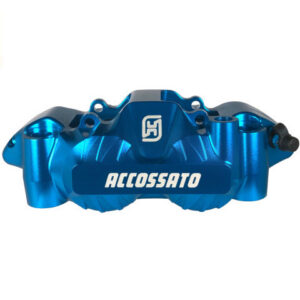 Radiální brzdové třmeny ACCOSSATO PZ004 Kovaný monoblok, rozteč 108 mm S hliníkovými pístky