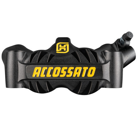 Radiální brzdové třmeny ACCOSSATO PZ007 Kovaný monoblok, rozteč 100 mm S hliníkovými pístky