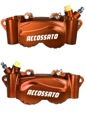Radiální dvoudílný frézovaný třmen ACCOSSATO PZ011 rozteč 100 mm