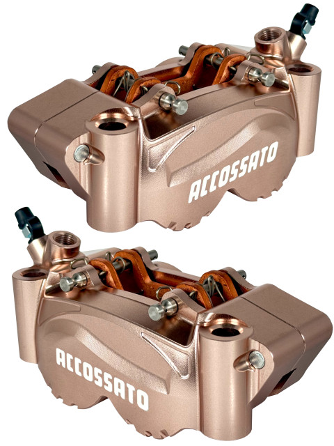 Radiální dvoudílný frézovaný třmen ACCOSSATO PZ012 rozteč 108 mm - Obrázek 4
