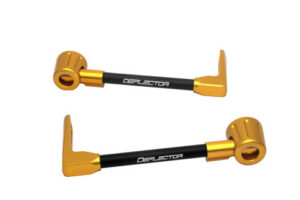 Chrániče páček ACCOSSATO DE003 s černou hadicí a kloubem right + left , aluminium