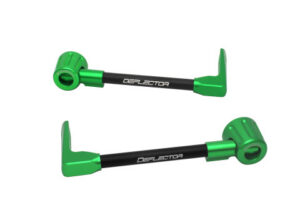 Chrániče páček ACCOSSATO DE003 s černou hadicí a kloubem right + left , aluminium