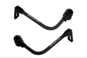 Chrániče páček ACCOSSATO DE003 s černou hadicí a kloubem right + left , aluminium