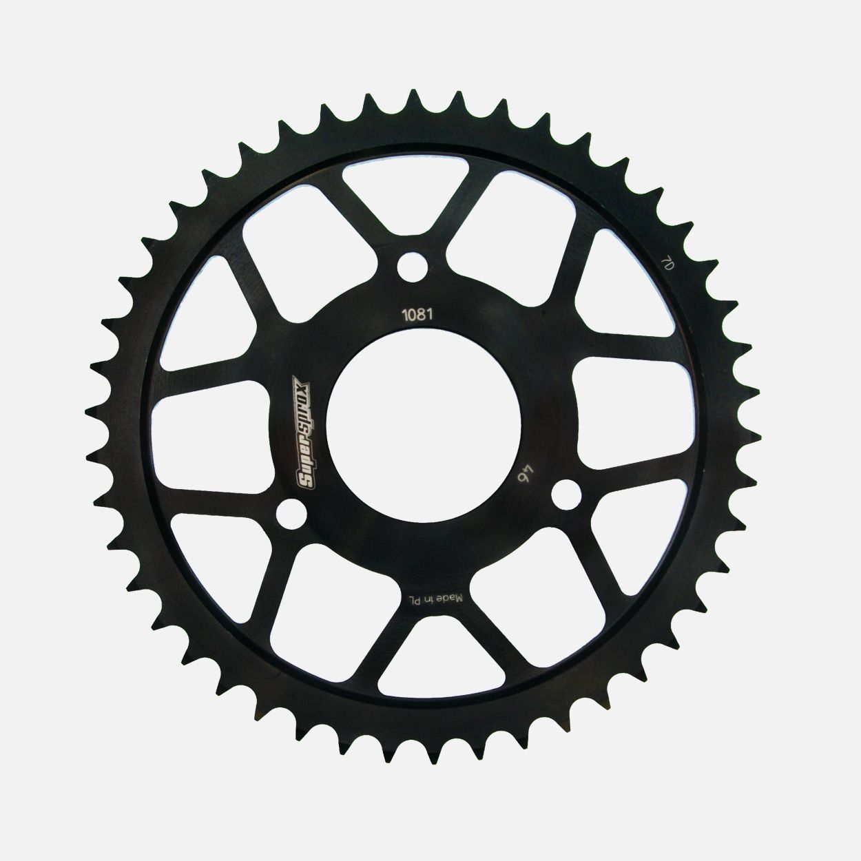 Řetězová sada D.I.D Chain - stříbrný řetěz 428 D, netěsněný, kolečko SUPERSPROX, rozeta SUPERSPROX pro RIEJU NKD 125 Naked 2005-2009 - Obrázek 4