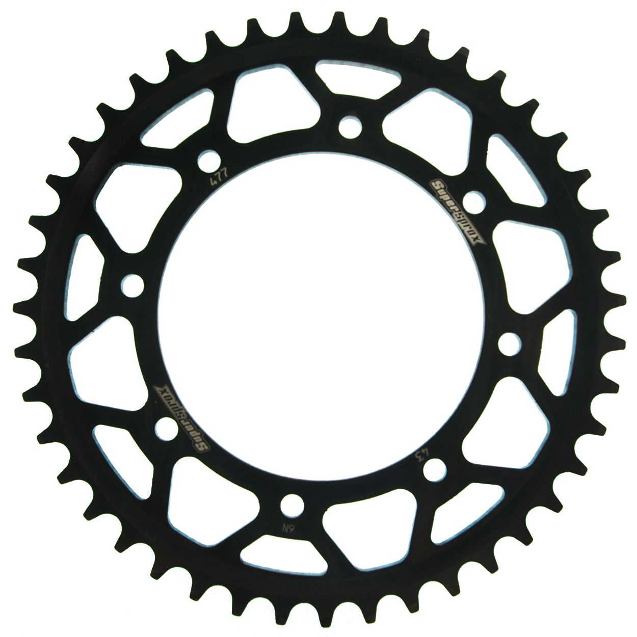 Řetězová sada EK - černý řetěz 520 SRX, X-kroužek, kolečko SUPERSPROX, rozeta SUPERSPROX pro KAWASAKI KLR 600 1984-1990 - Obrázek 4
