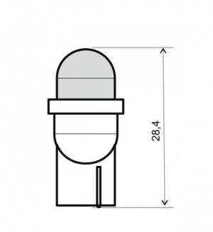 Přední světlo RMS 246510565 T10 12V