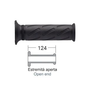 Rukojeti DOMINO Suzuki Style 184161220 černý 124mm levé / 123 pravé