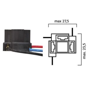 Držák žárovky FLOSSER 246472050 H4 - H4