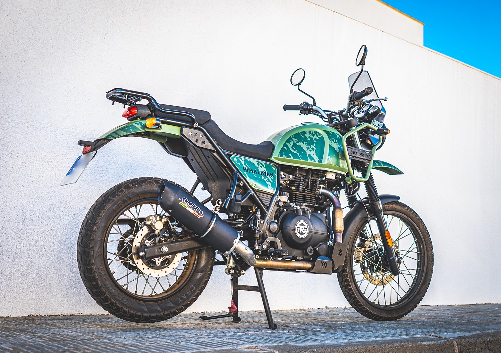 Koncovka výfuku Slip-on GPR FURORE EVO4 E4.ROY.5.CAT.FNE4 Matná černá pro ROYAL ENFIELD Himalayan 411 2017-2020