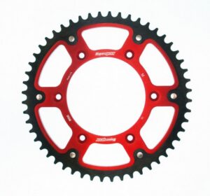 Řetězová rozeta SUPERSPROX STEALTH RST-8000:52-RED červená 52 zubů, 520