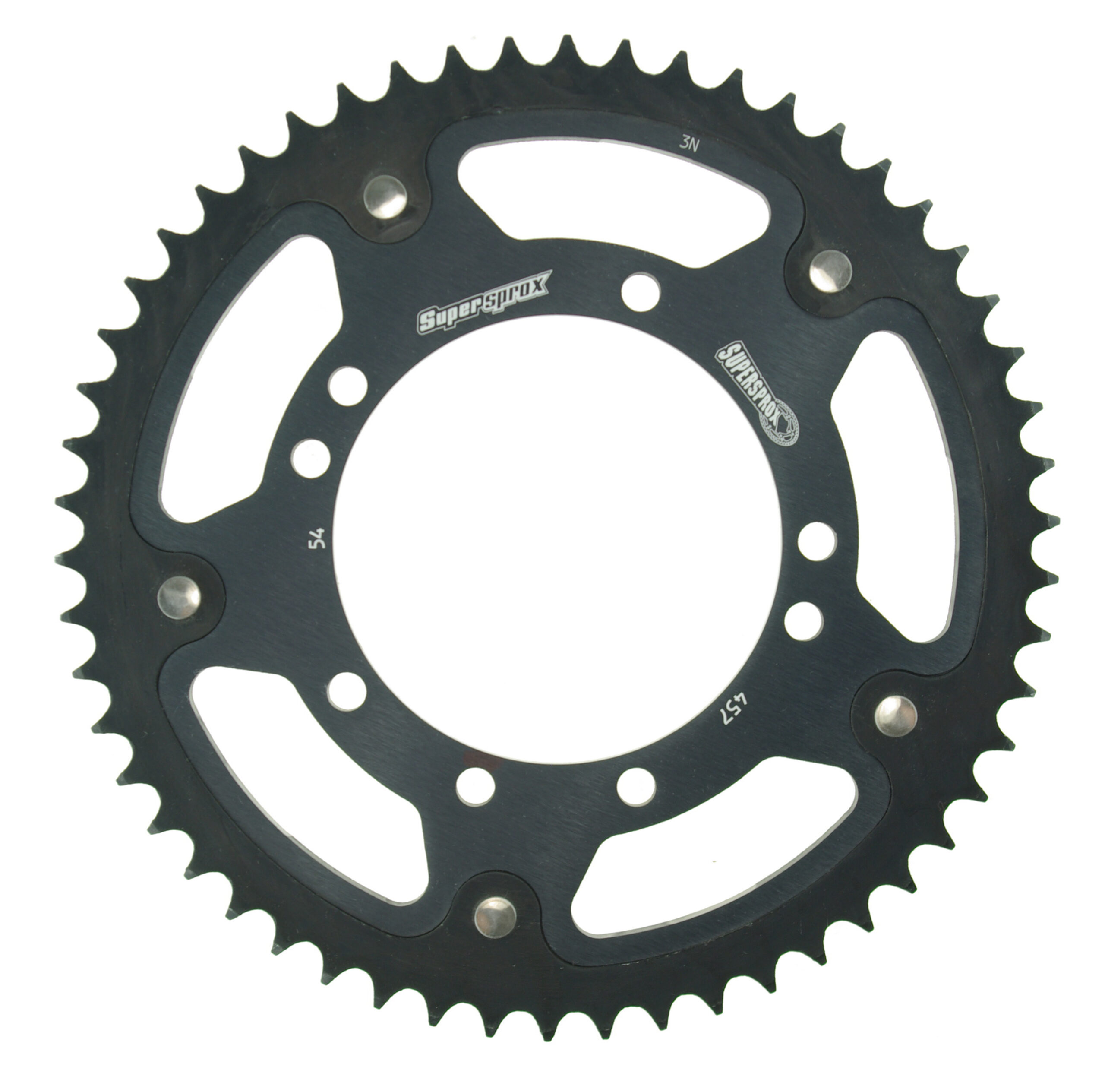Rozeta SUPERSPROX STEALTH RST-457:54-BLK černý 54 zubů, 420
