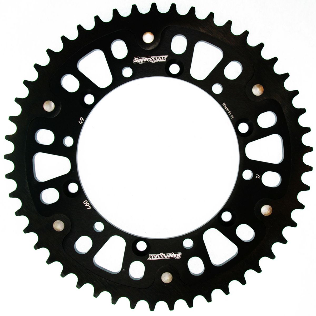 Rozeta SUPERSPROX STEALTH RST-460:49-BLK černý 49 zubů, 520