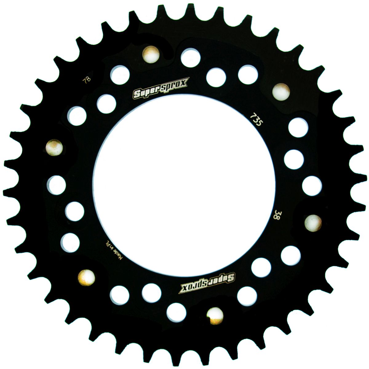 Rozeta SUPERSPROX STEALTH RST-735:38-BLK černý 38 zubů, 520