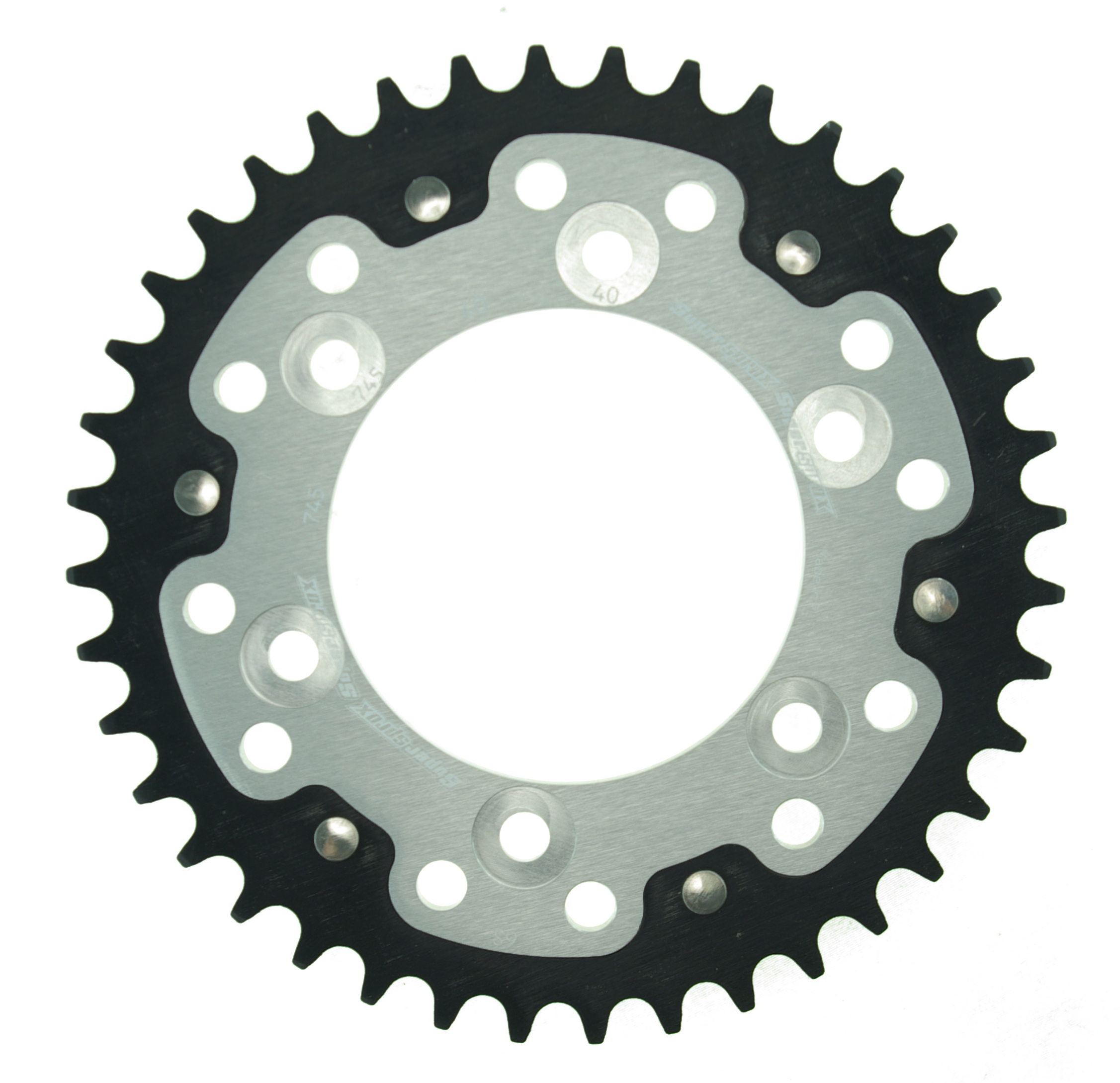 Rozeta SUPERSPROX STEALTH RST-745:40-SLV stříbrná 40 zubů, 525