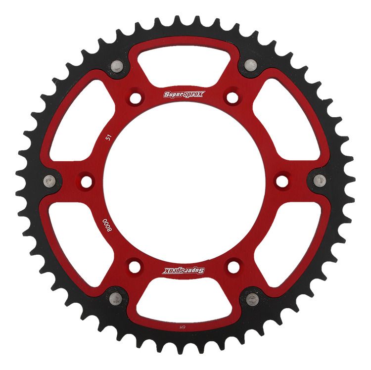 Rozeta SUPERSPROX STEALTH RST-8000:51-RED červená 51 zubů, 520