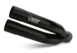 Koncovka výfuku MIVV DOUBLE GUN S.037.SDGB Černá ocel pro SUZUKI GSR 750 2011-2016
