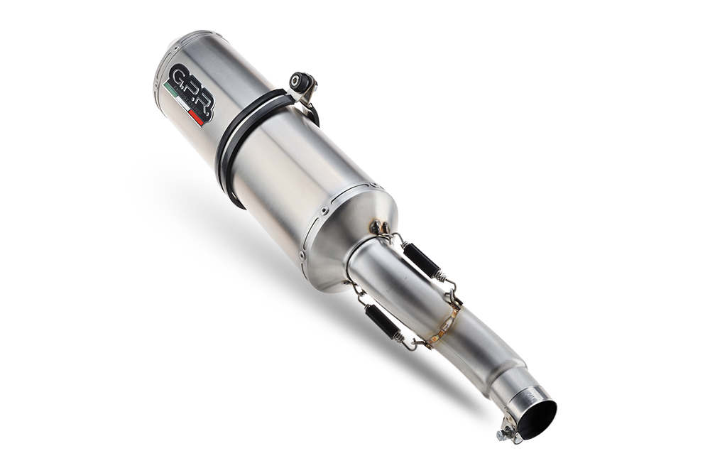 Dvojitá koncovka výfuku GPR SATINOX H.49.SAT Broušená nerezová ocel pro HONDA XL 1000 V Varadero 1999-2011 - Obrázek 4