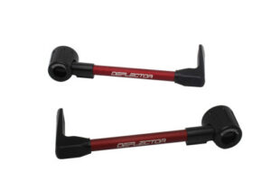 Chrániče páček ACCOSSATO DE003 s červenou hadicí a kloubem right + left , aluminium