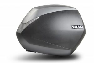 Boční kufry s barevným krytem SHAD SH36 nový titan (pár) se zámkem PREMIUM