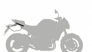 Podpěry pro boční brašny SHAD S0GS17SE pro SUZUKI GSX-S 125 2017-2024