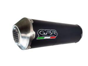 Koncovka výfuku Slip-on GPR EVO4 ROAD SC.CAT.14.1.EVO4 Matná černá pro APRILIA Sportcity 125 2004-2008