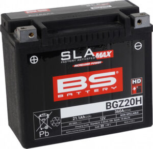 Továrně aktivovaná motocyklová baterie BS-BATTERY BGZ20H SLA MAX