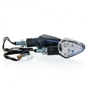 LED miniblinkry MOTION STUFF karbonový kryt žlutá čočka