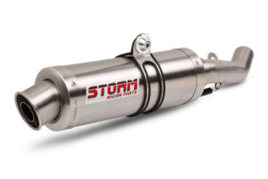2 koncovky výfuku STORM GP K.010.LXS Nerez pro KAWASAKI Z 1000 2003-2006