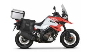 Kompletní sada bočních adventure brašen SHAD TERRA TR40 a hliníkového 37L topcase, včetně montážní sady SHAD SUZUKI DL 1000 V-Strom/ DL 1050 V-Strom