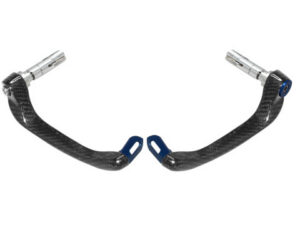 Chrániče páček ACCOSSATO "Ultra-Light" DE013 s červeným očkem a vložkou right + left , carbon