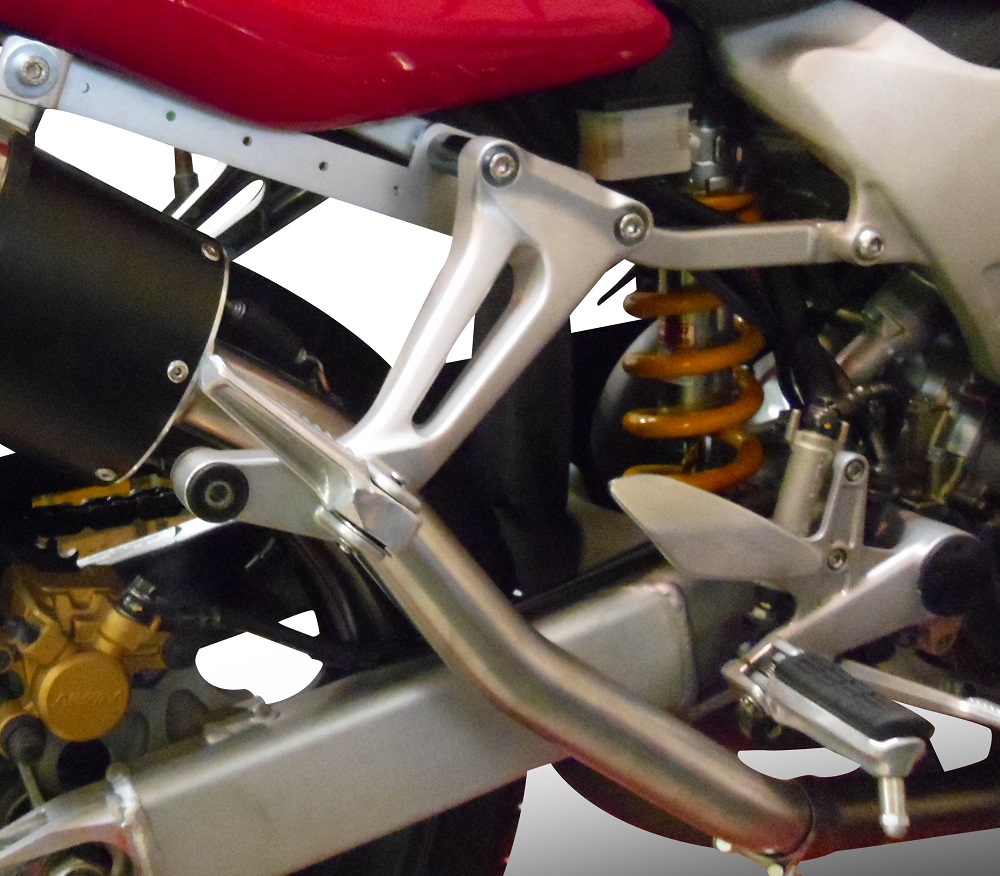 Dvojitá koncovka výfuku GPR M3 H.30.M3.INOX Broušená nerezová ocel pro HONDA VTR 1000 F Firestorm 1997-2007 - Obrázek 6