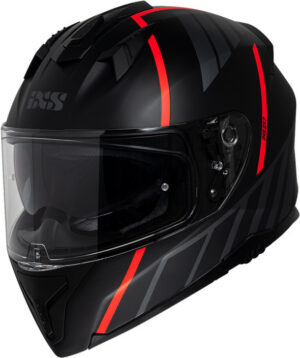 Integrální helma iXS iXS 217 2.0 X14092 matná černá-červená 2XL