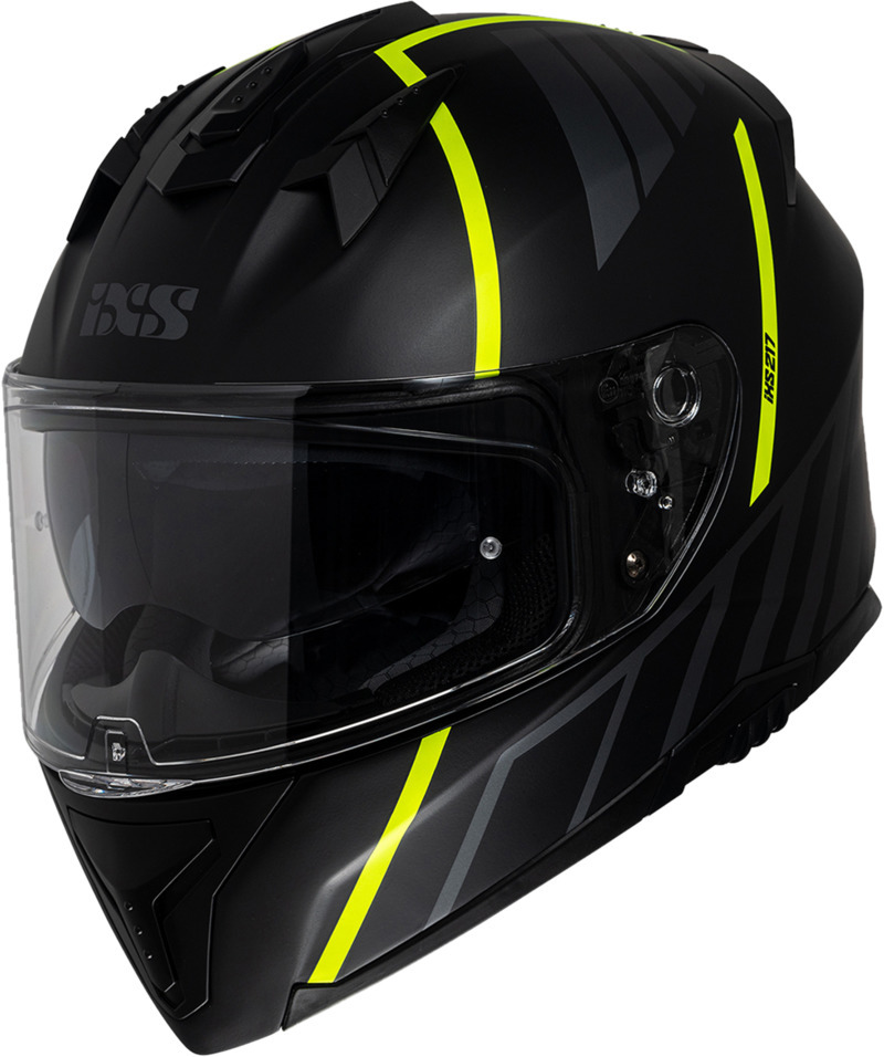 Integrální helma iXS iXS 217 2.0 X14092 matně černá-neonově žlutá 2XL