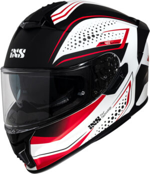 Integrální helma iXS iXS 422 FG 2.2 X15058 matně bílo-červený M