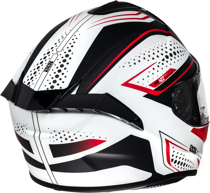 Integrální helma iXS iXS 422 FG 2.2 X15058 matně bílo-červený L - Obrázek 2