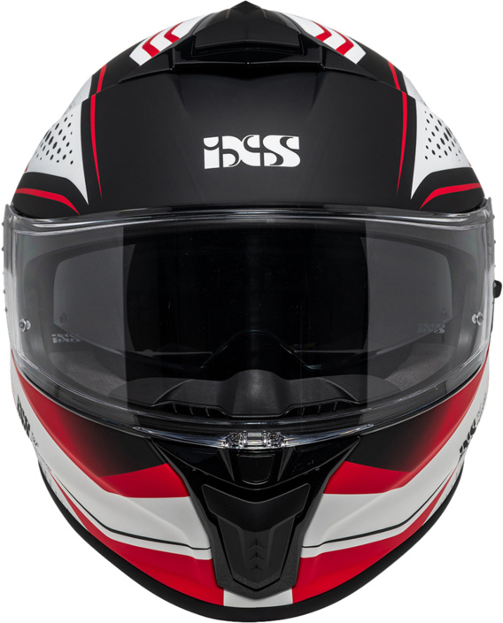 Integrální helma iXS iXS 422 FG 2.2 X15058 matně bílo-červený L - Obrázek 4