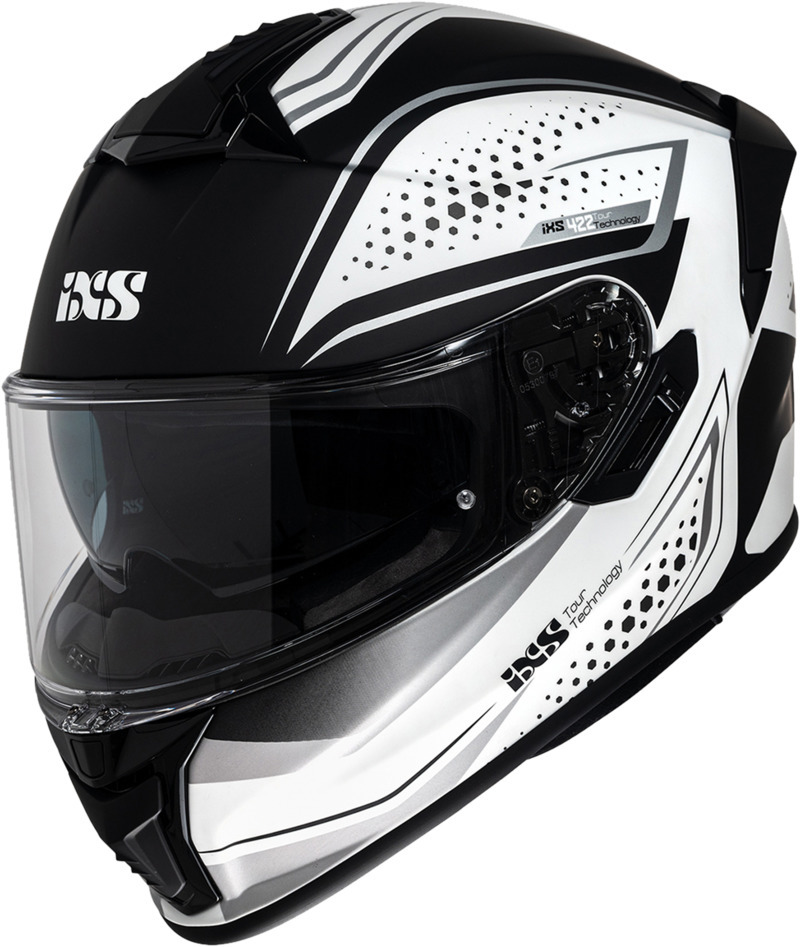 Integrální helma iXS iXS 422 FG 2.2 X15058 matně bílo-šedý XL