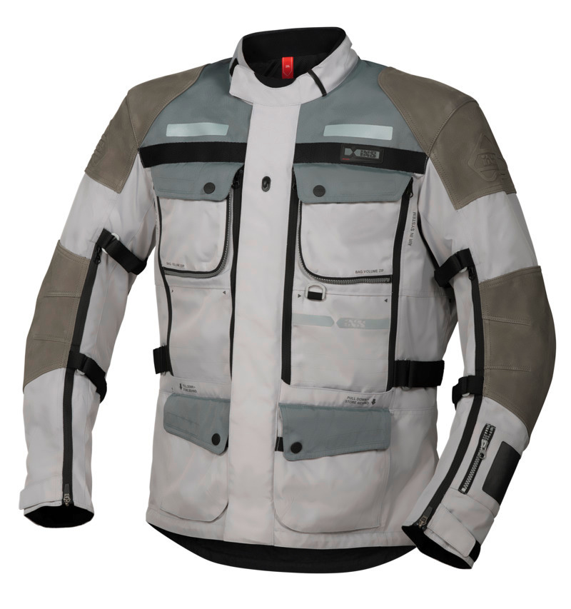 Bunda iXS LT MONTEVIDEO-AIR 2 X51039 světle šedo-tmavě šedá 2XL