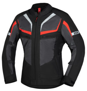 Bunda iXS GERONA-AIR 1.0 X51065 černo-šedo-červená 3XL