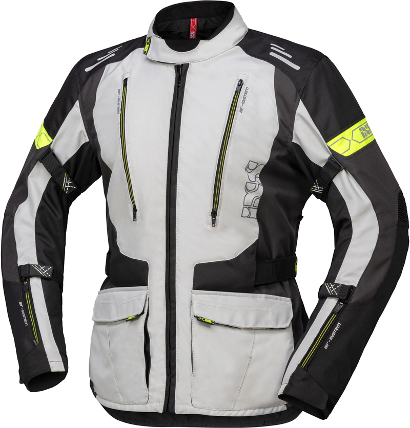 Bunda iXS LORIN-ST X55051 šedo-černo-neonově žlutý S