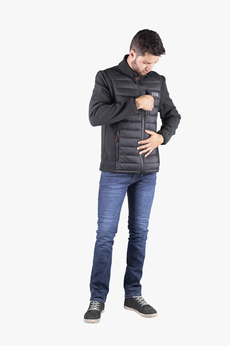 Bunda na zip iXS X59006 černý 3XL - Obrázek 4