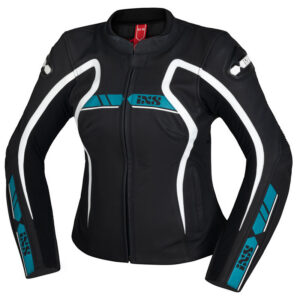 Dámská sportovní bunda iXS RS-600 1.0 X73008 černo-tyrkysová 38D