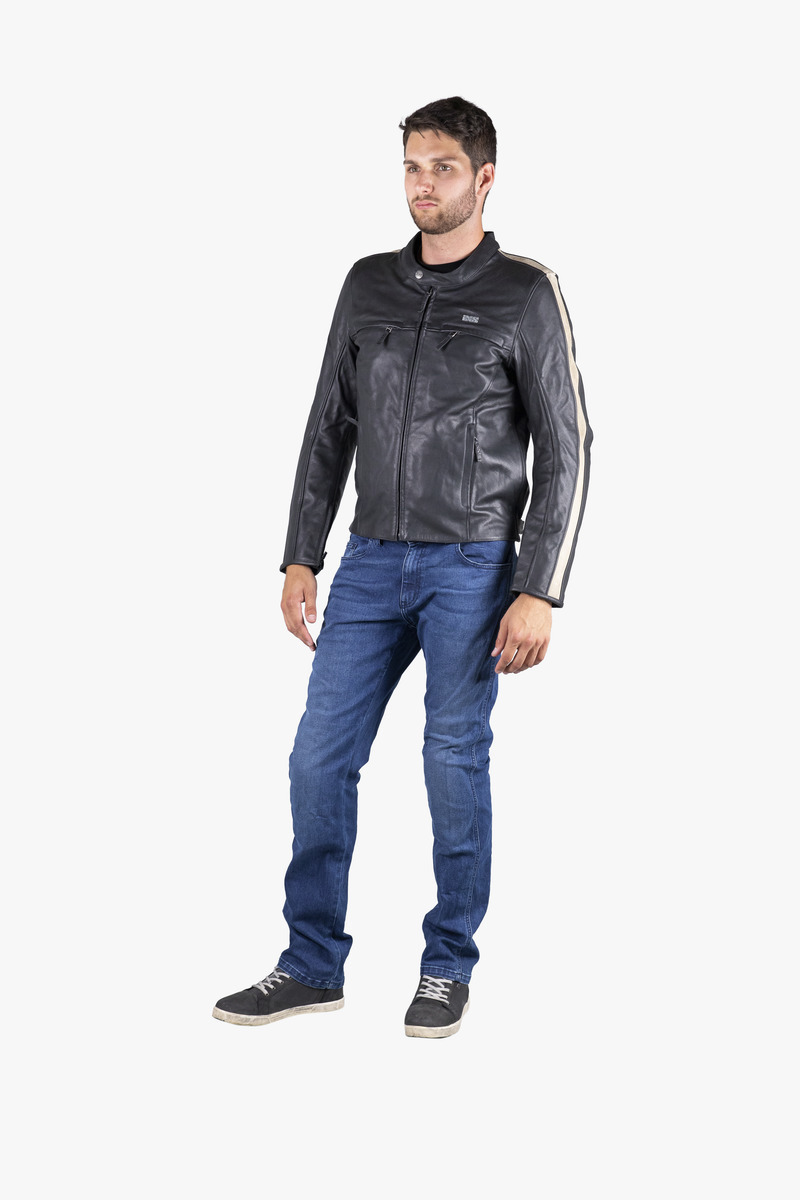 Klasická bunda iXS LD STRIPE X73027 černý 52H - Obrázek 3