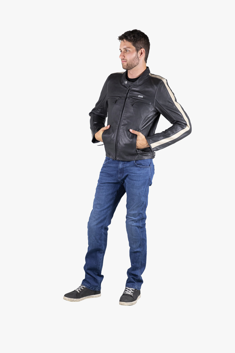 Klasická bunda iXS LD STRIPE X73027 černý 52H - Obrázek 4