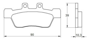 Brzdové destičky ACCOSSATO AGPA183 OR
